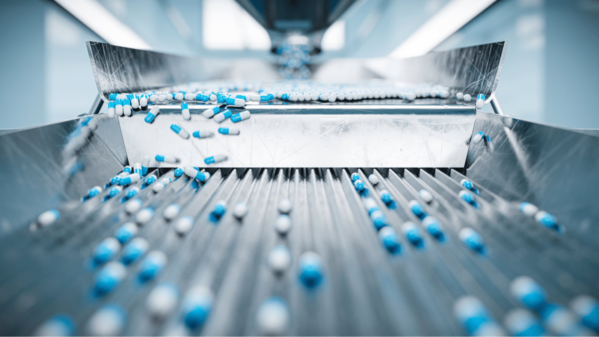 pharmaceutical factory sorting pills